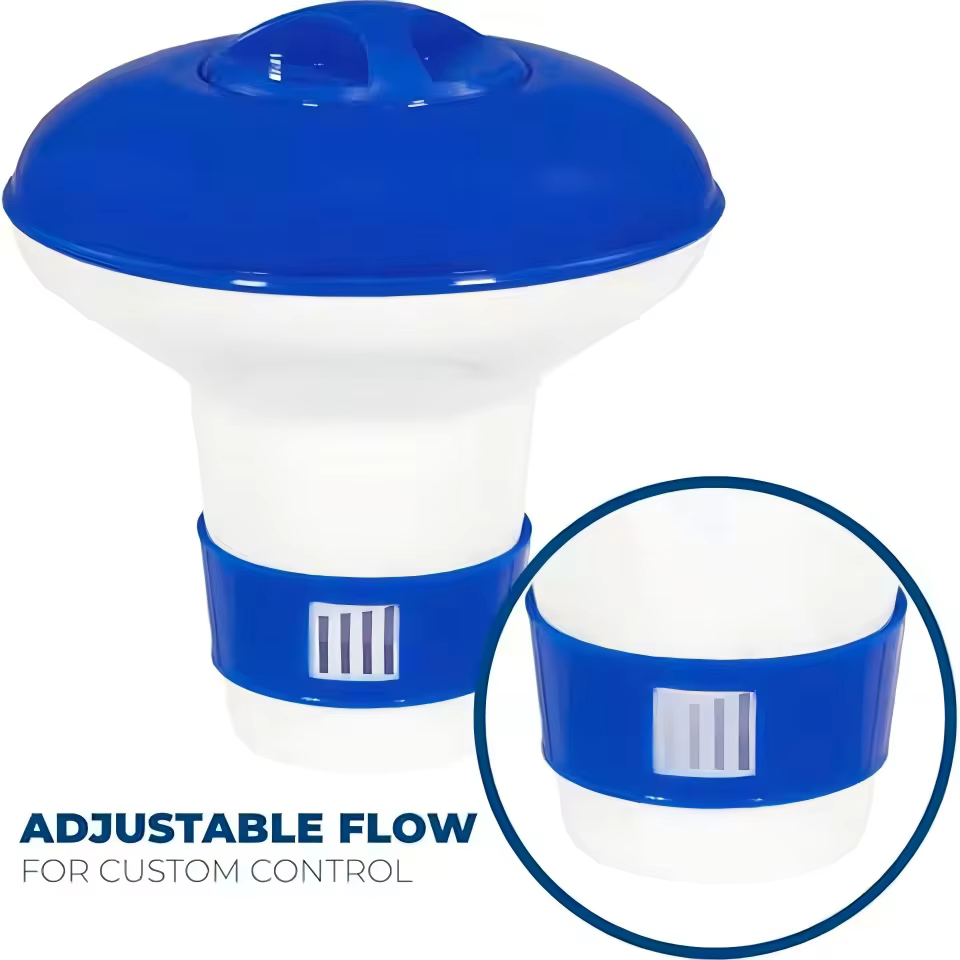 Distributeur de chlore flottant miniature réglable