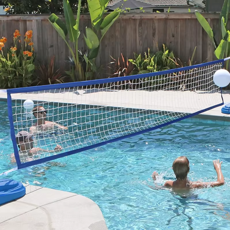 Filet de volley-ball portable pour piscine