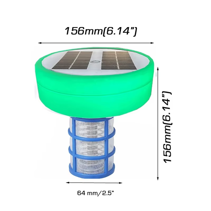 Purificateur ioniseur de piscine à énergie solaire