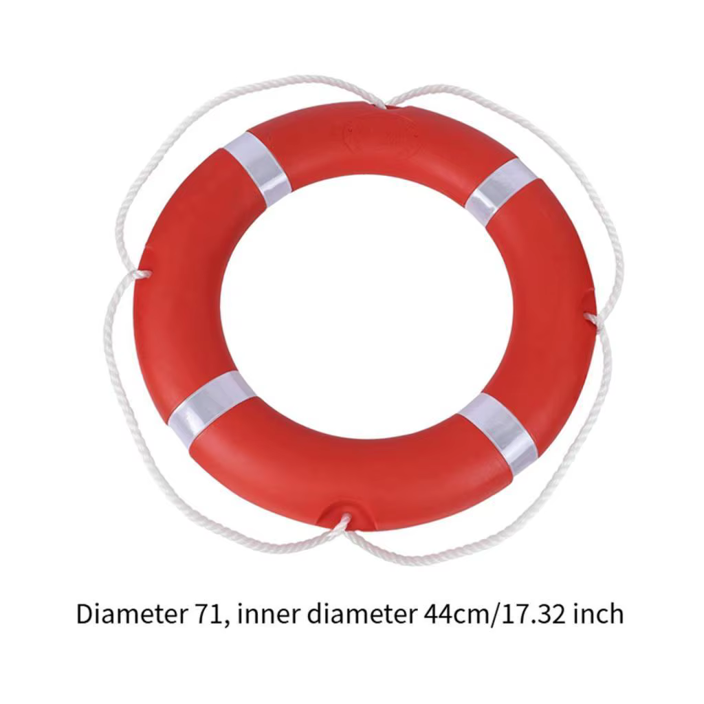 Anneau de lancer de sécurité pour bateau