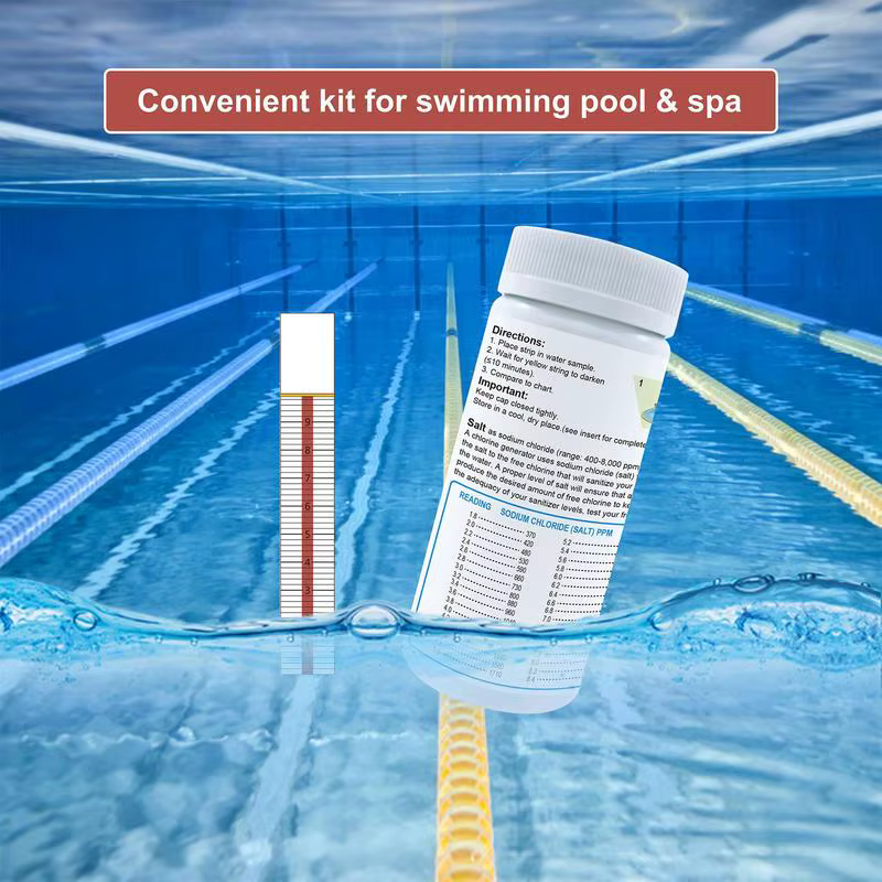 Bandelettes de Test de sel de piscine