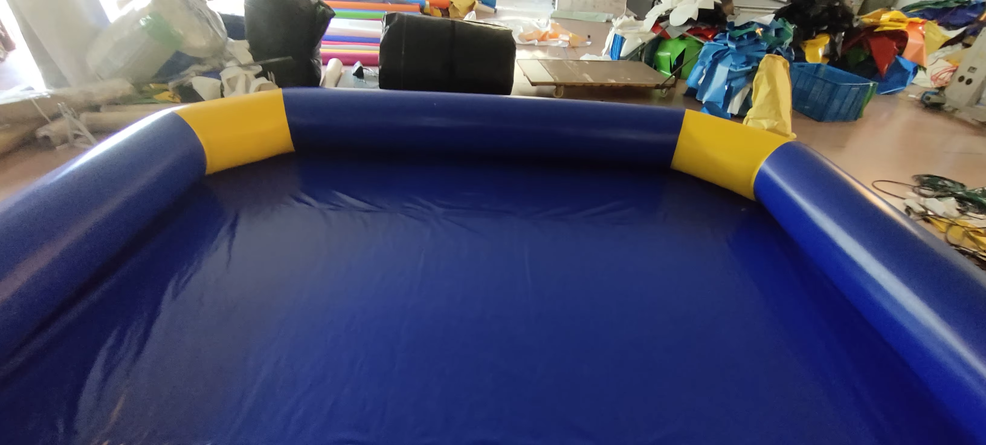 Toboggan aquatique gonflable géant commercial 6x4.5x4.5m avec piscine pour la location commerciale - Offre spéciale