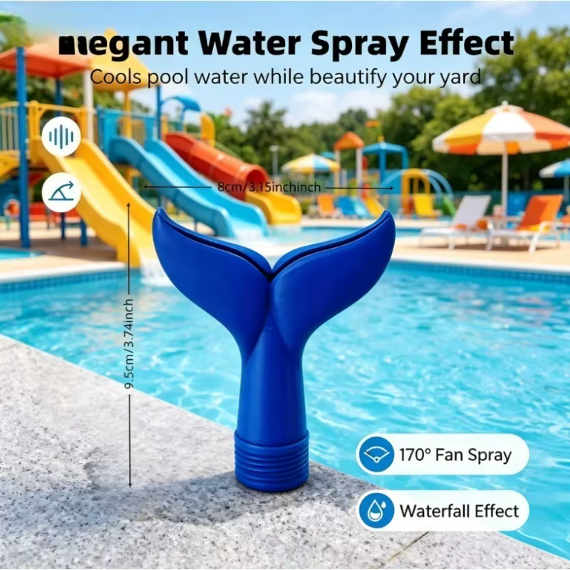 1 pièce - Fontaine d'aération universelle pour piscine de 3/4 pouce - Abaisse la température de l'eau