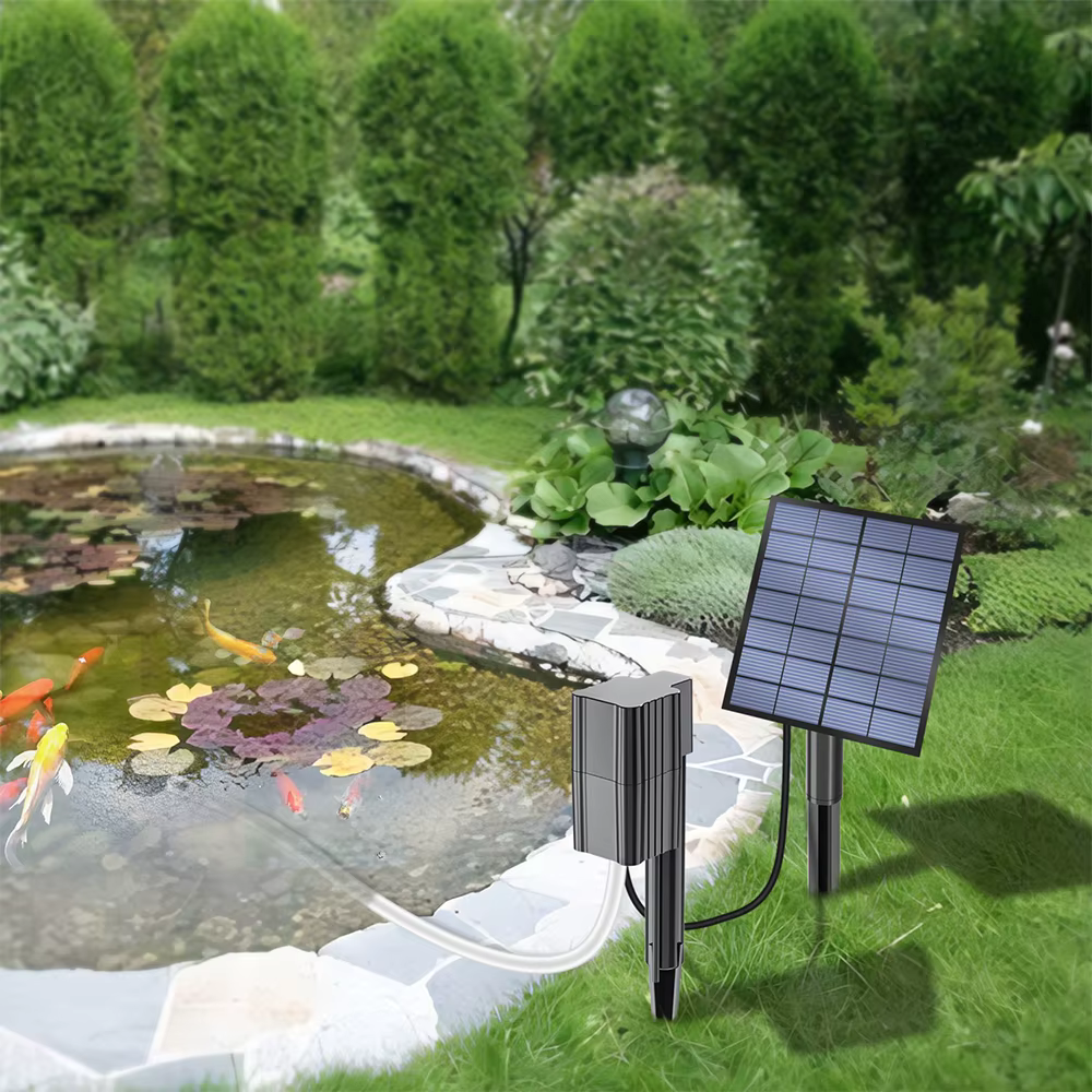 Aérateur solaire pour bassin 2