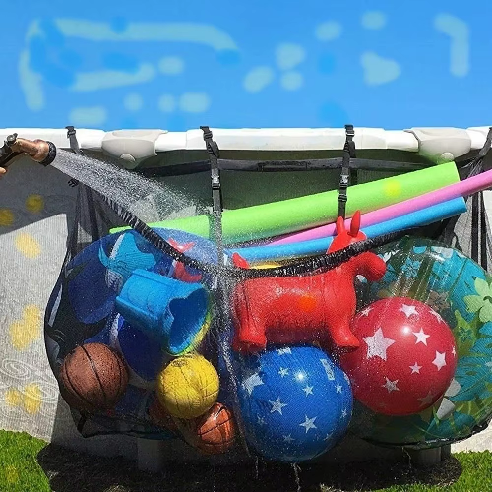 Sac de rangement suspendu pour piscine grande capacité