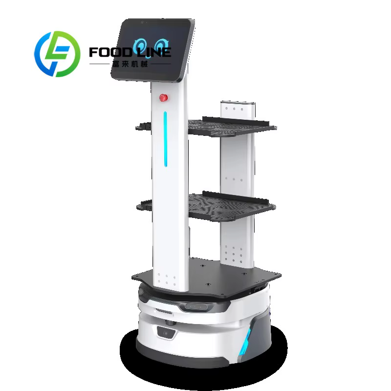 Robot de distribution de tâches sans pilote intelligent AI Robot de logistique d'atelier automatique sans rail