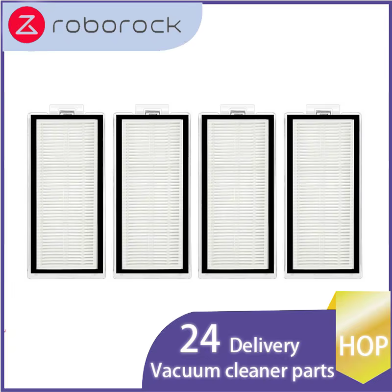 Roborock Q7 / Q7+ / Q7 Max+ Brosse à rouleau pour aspirateur robot, filtre Hepa, brosse latérale, chiffon de vadrouille