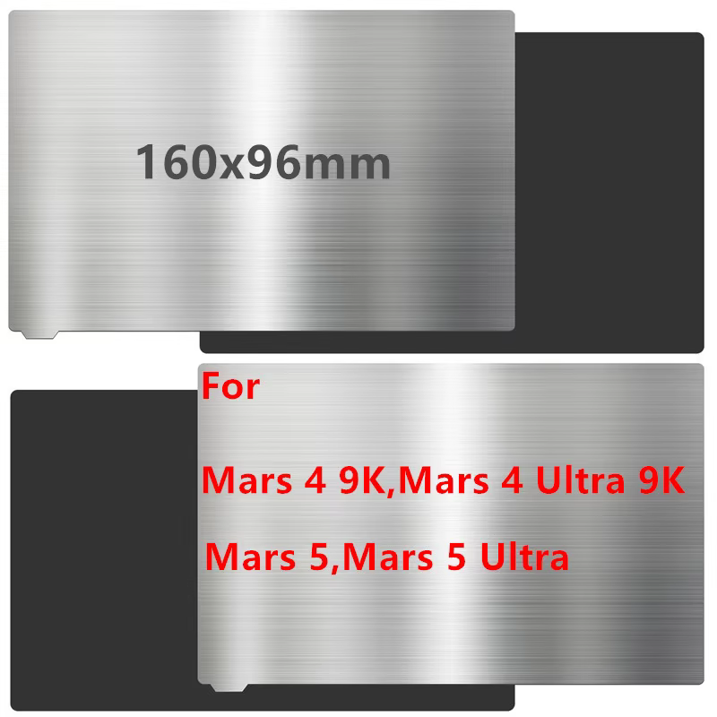 ENERGETIC-Plaque de construction en résine pour Elegoo Grain 4 Ultra, Grain 5 Ultra, acier à ressort en résine, plaque flexible 160x96mm