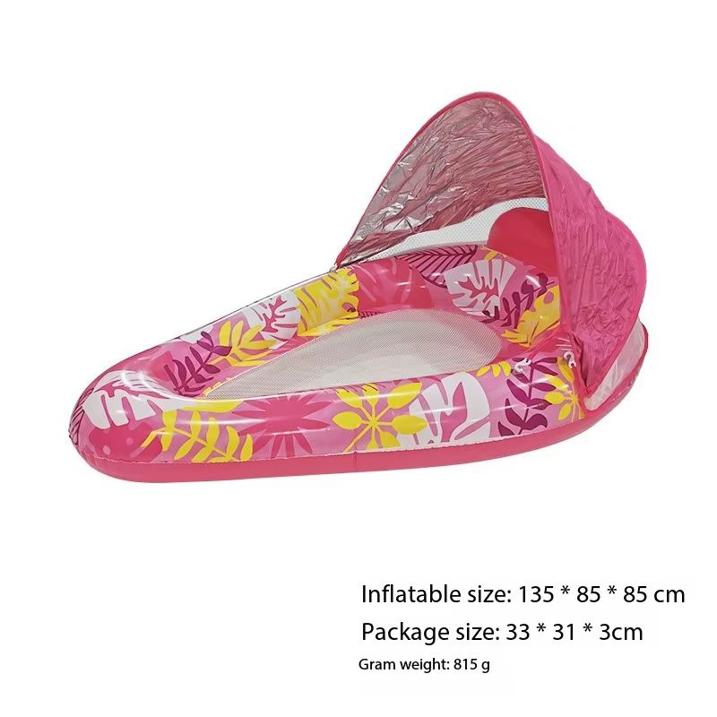 Canapé gonflable flottant pour piscine avec dossier en maille