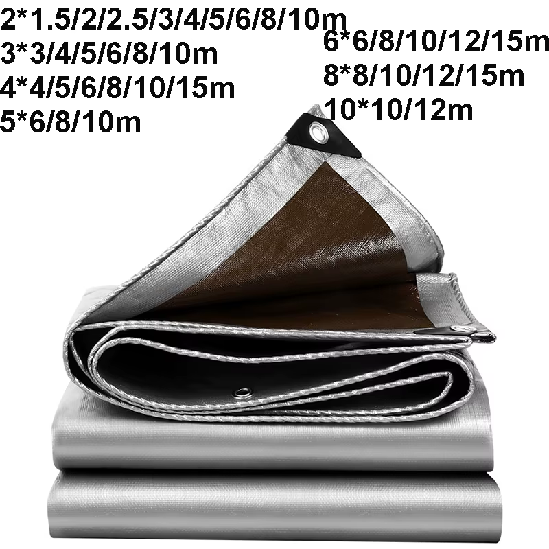 Grande bâche 2x2 4x4 6x6 8x8 10x10m anti-UV imperméable