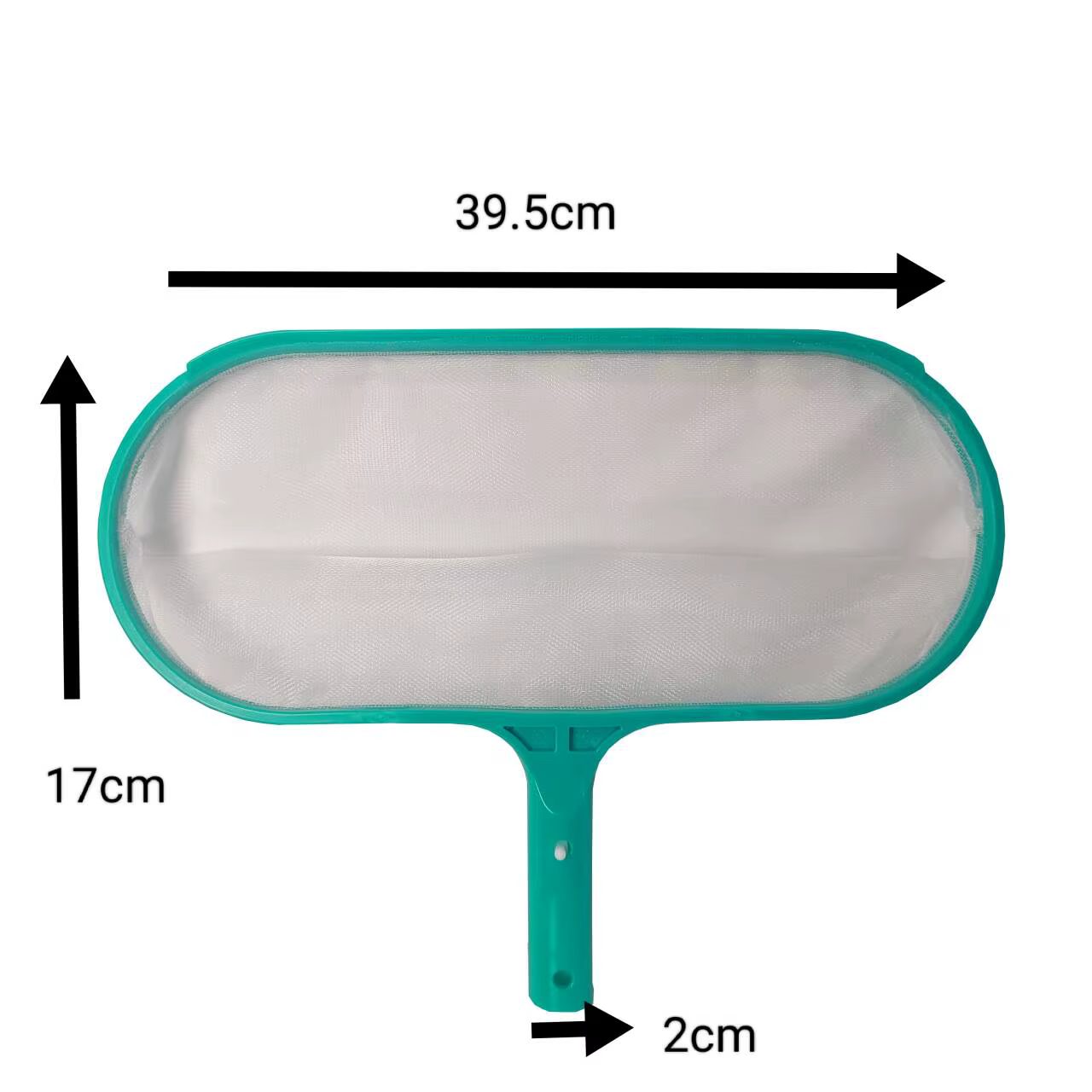 1 filet de nettoyage pour piscine, cadre en maille légère