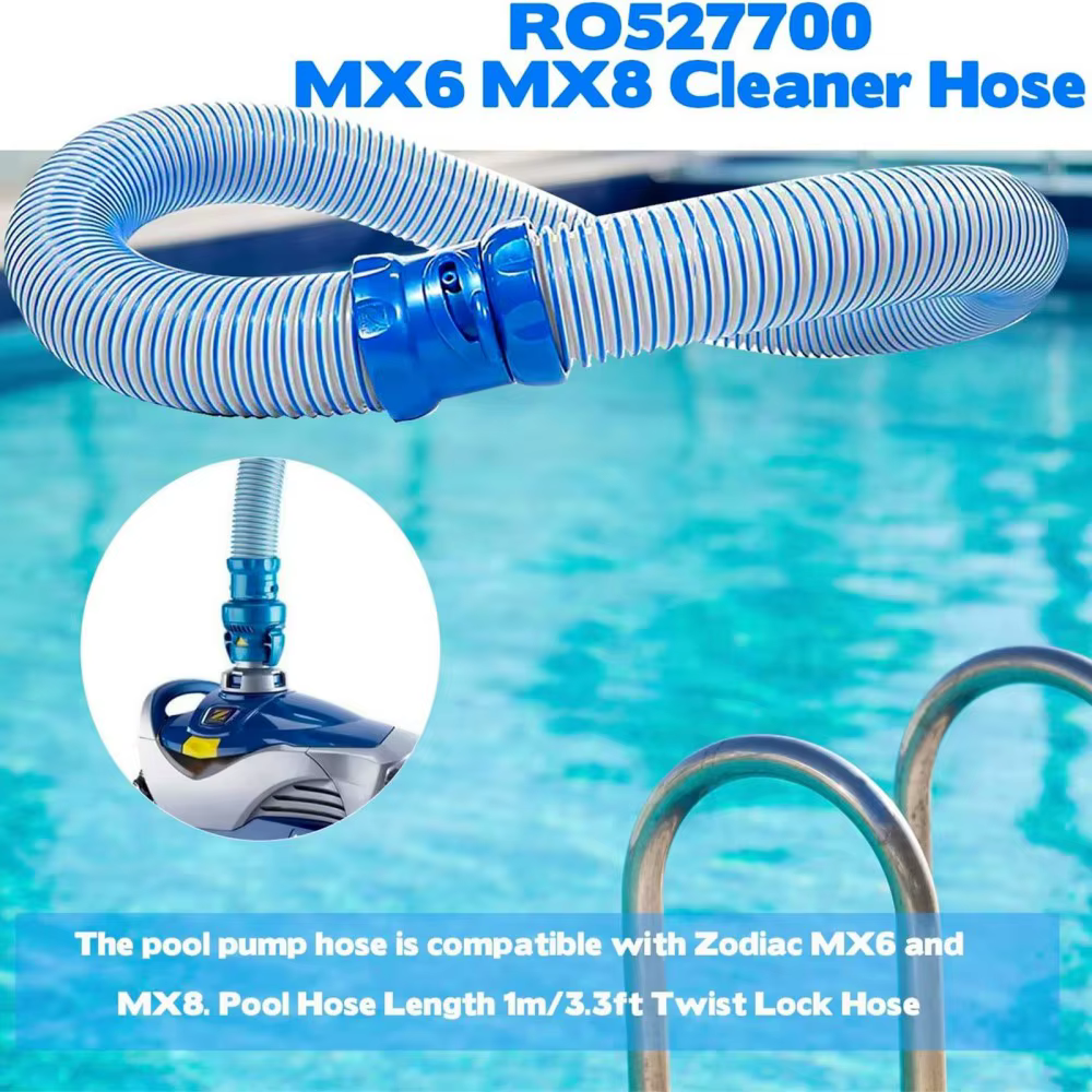 Tuyau de verrouillage par torsion pour aspirateur de piscine