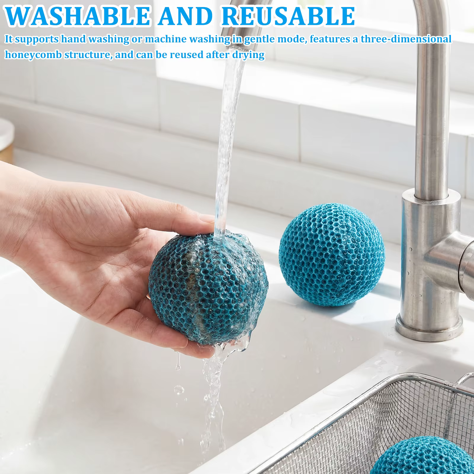 Lot de 6 boules anti-salissures pour spa et piscine