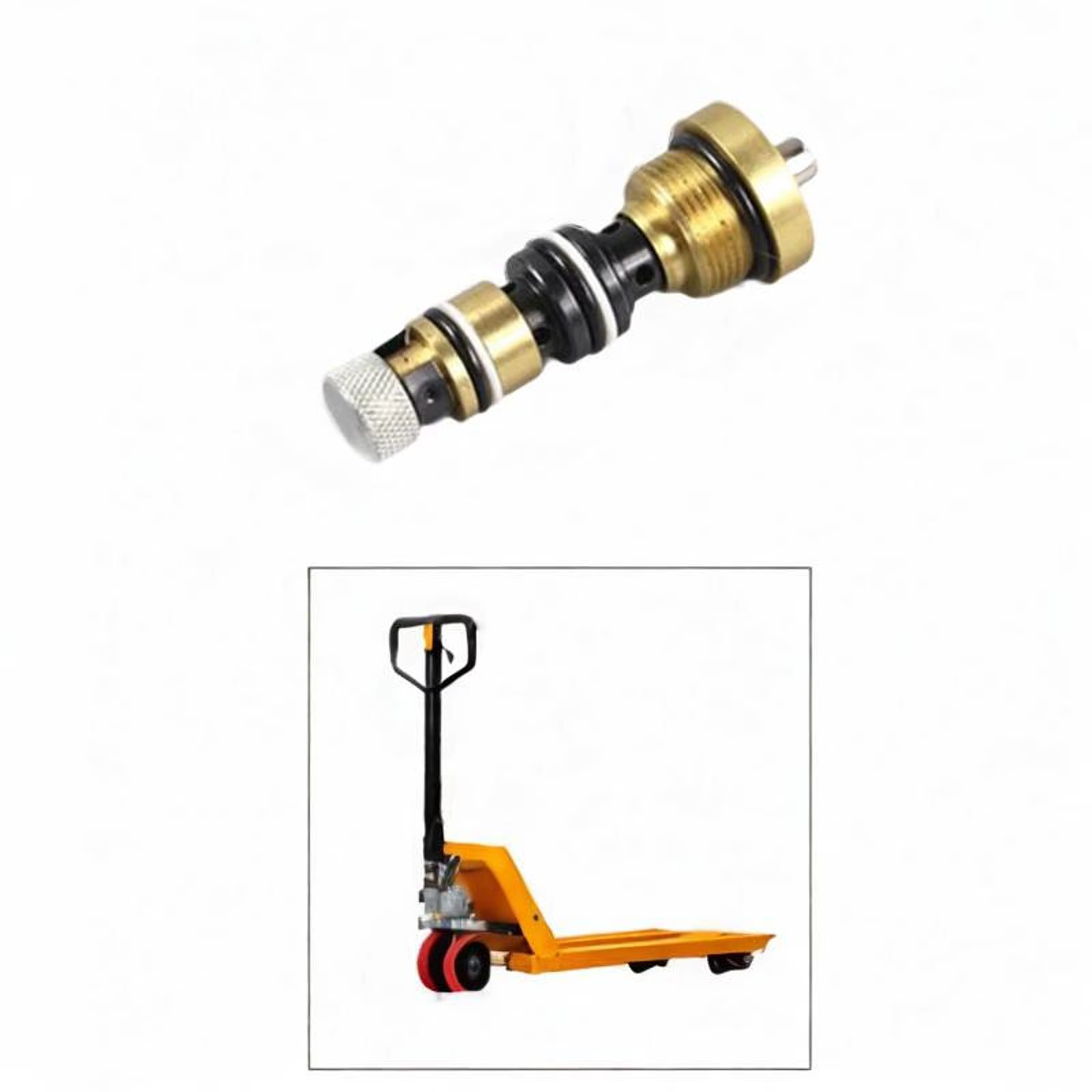 Vanne de commande de chariot élévateur hydraulique manuelle en métal, pompe Durable, ensemble de surpression pour palette, pièces hydrauliques