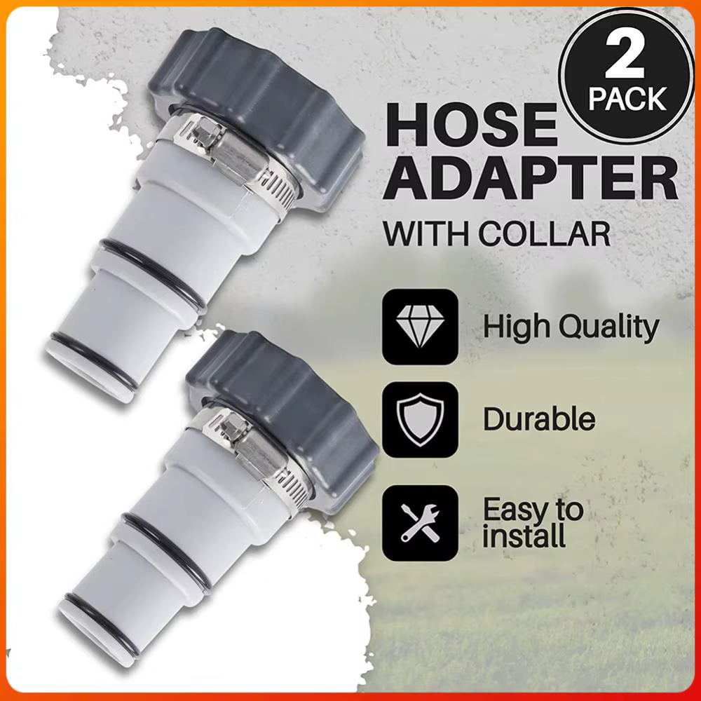 Adaptateur de tuyau pour pompes à connexion filetée Intex