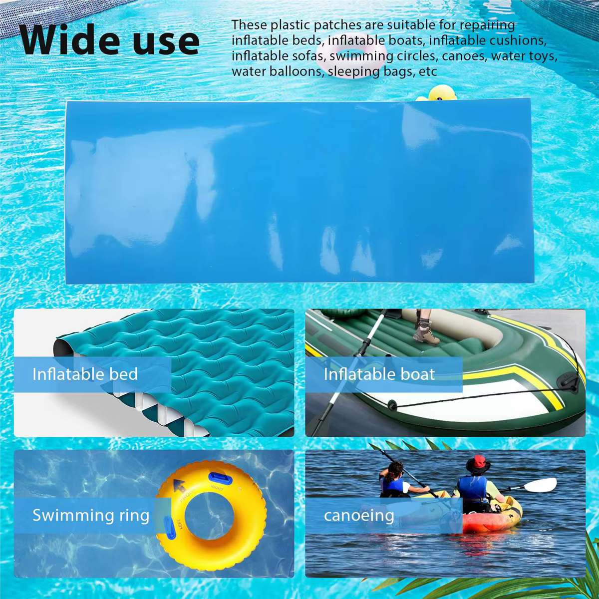 CHCH patchs de réparation auto-adhésifs pour piscines