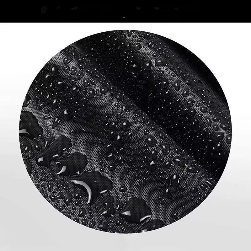 Couverture de piscine ronde noire en tissu Oxford durable