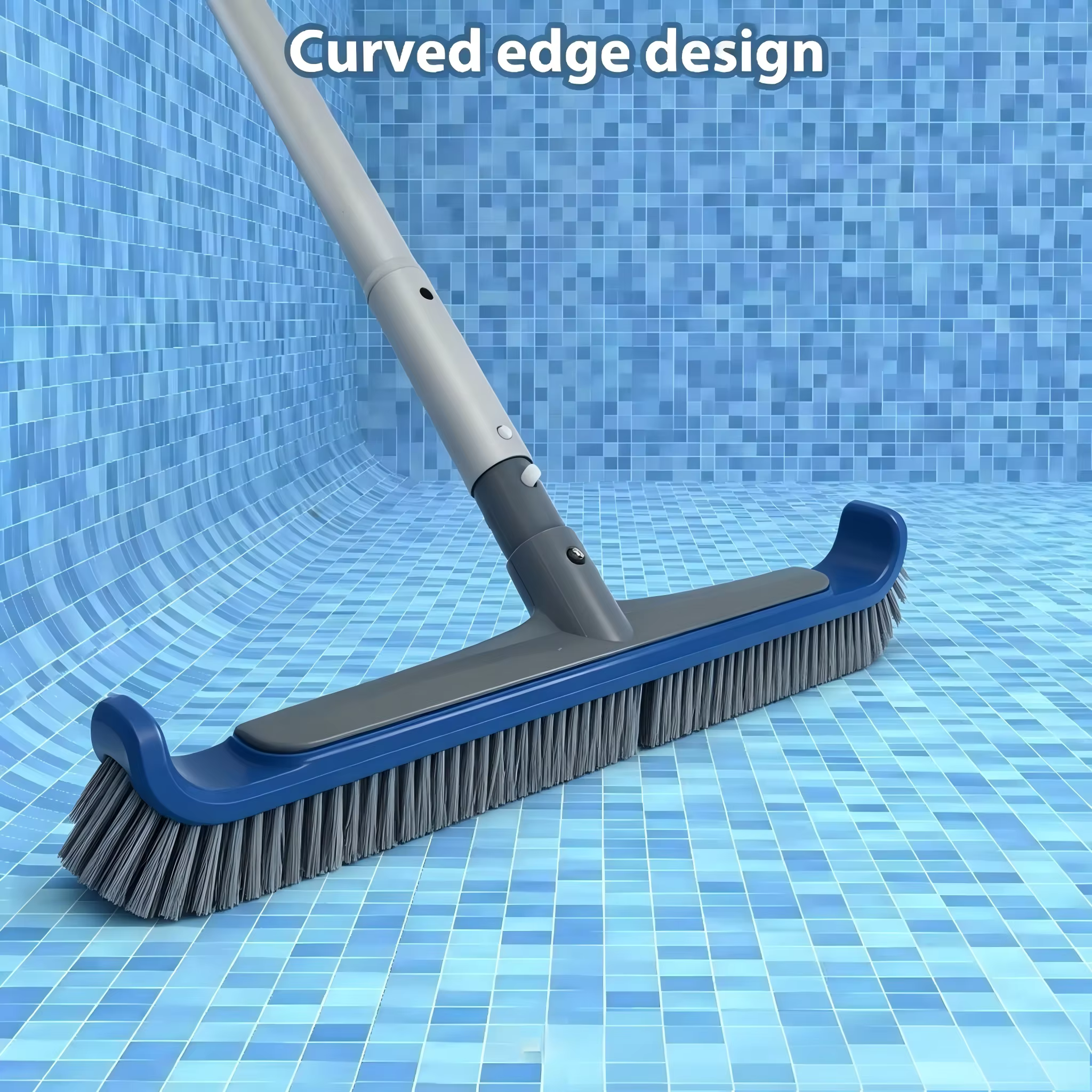Brosse pour piscine, nettoie les parois