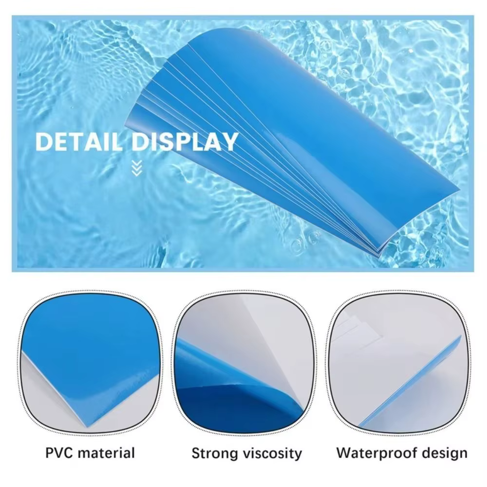 Patchs de réparation sous-marine pour piscine