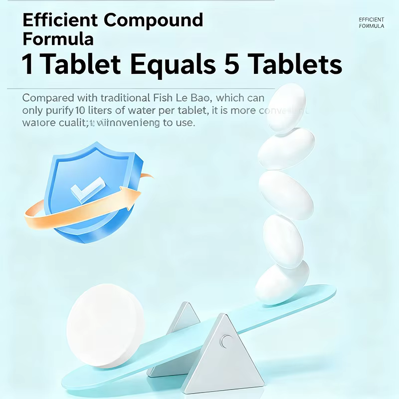 Tablette de Purification de l'eau d'aquarium