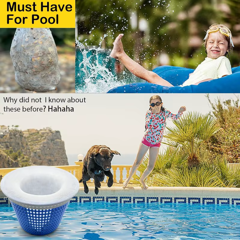 Lot de 50/5 pièces de couvercles anti-débris pour piscine