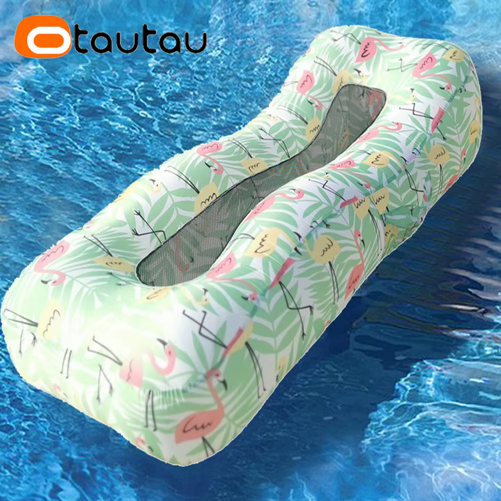 Canapé gonflable pliant flottant pour piscine