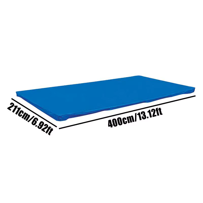 Couverture de piscine rectangulaire