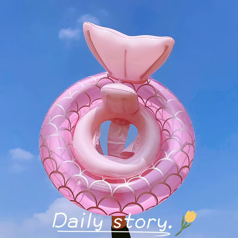 1 pièces anneau de bain sirène flotteur de piscine gonflable Tube de natation