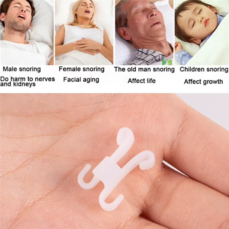 Aide au sommeil soins sains dispositif Anti-ronflement arrêt du ronflement correcteur Anti-ronflement Gadget de prévention des ronflements dispositif Anti-ronflement