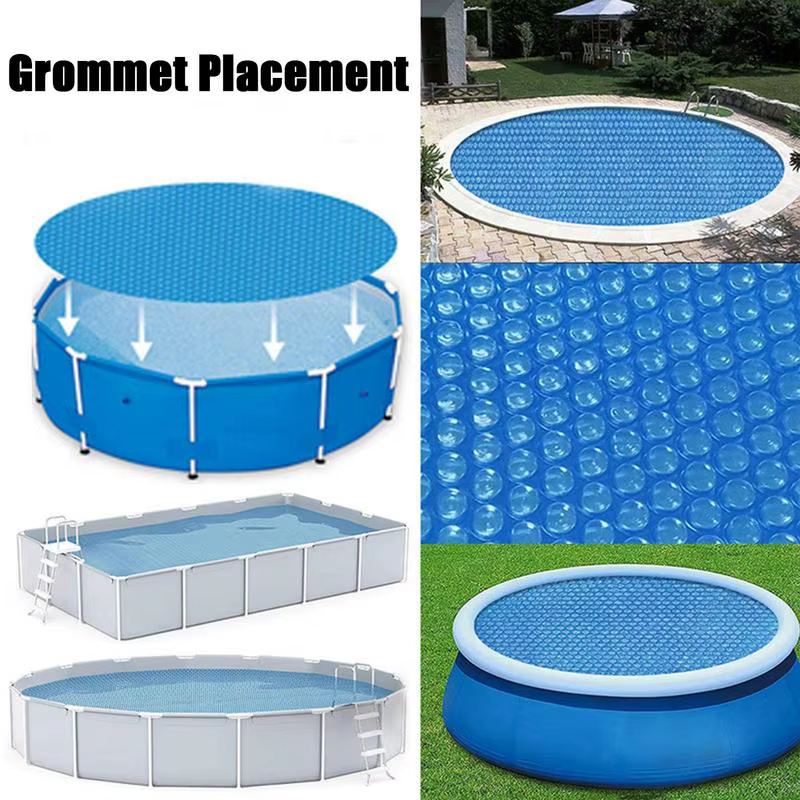 Couverture de piscine solaire ronde