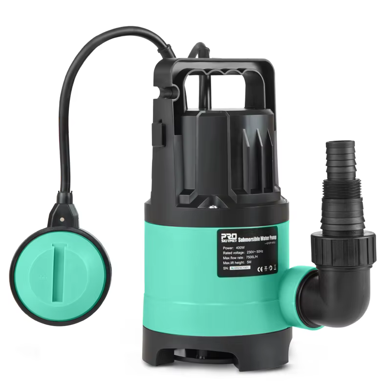 Pompe à eau Submersible 400W 7500L/H utilitaire thermoplastique électrique Portable transfert piscine étang vidange