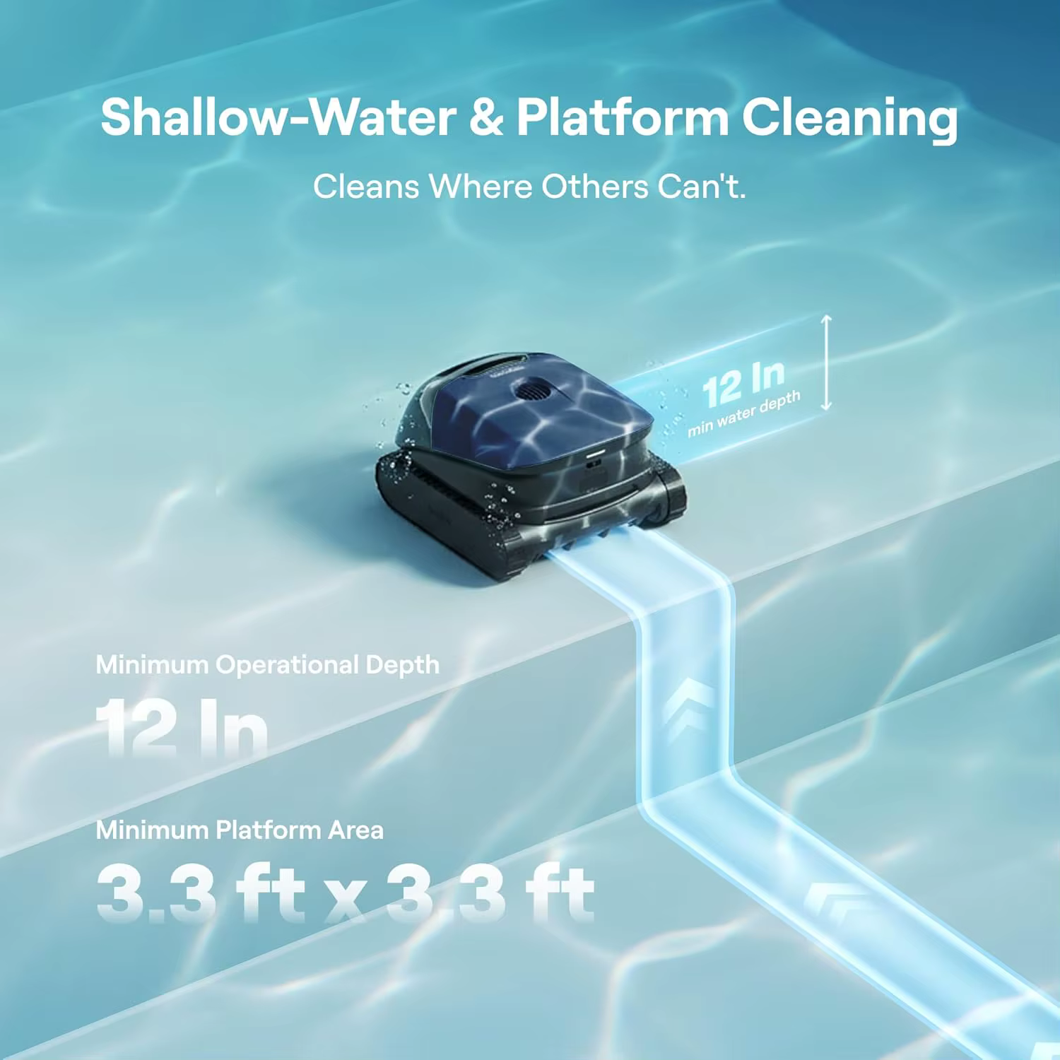 Robot aspirateur de piscine sans fil Beatbot Sora 10