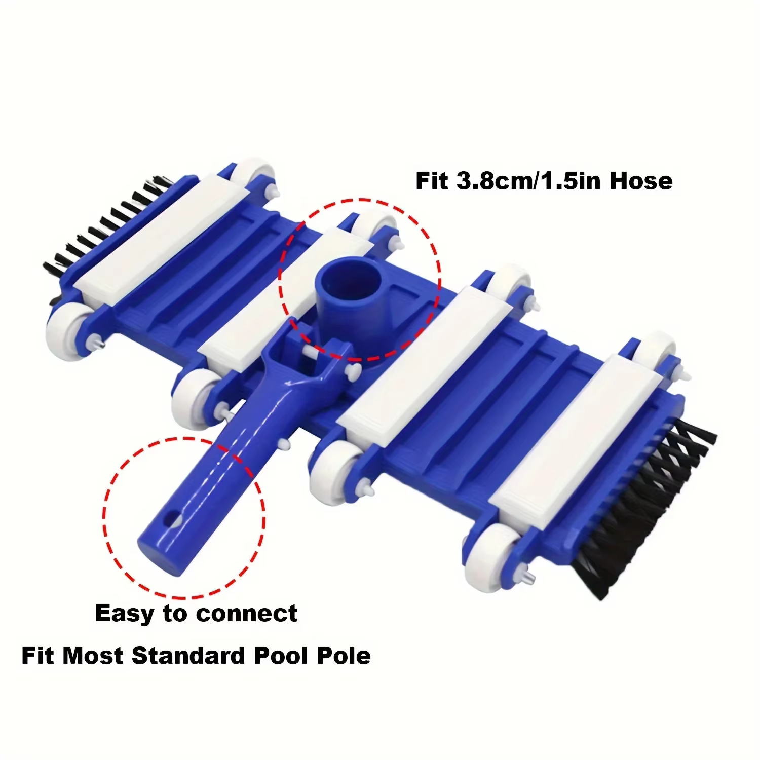 Tête d'aspirateur de piscine de 14 pouces