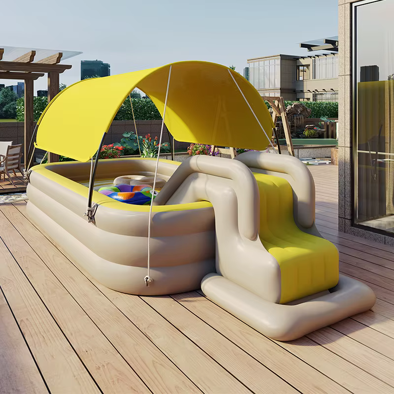 Grande piscine gonflable, parc aquatique gonflable de jardin, piscine hors sol