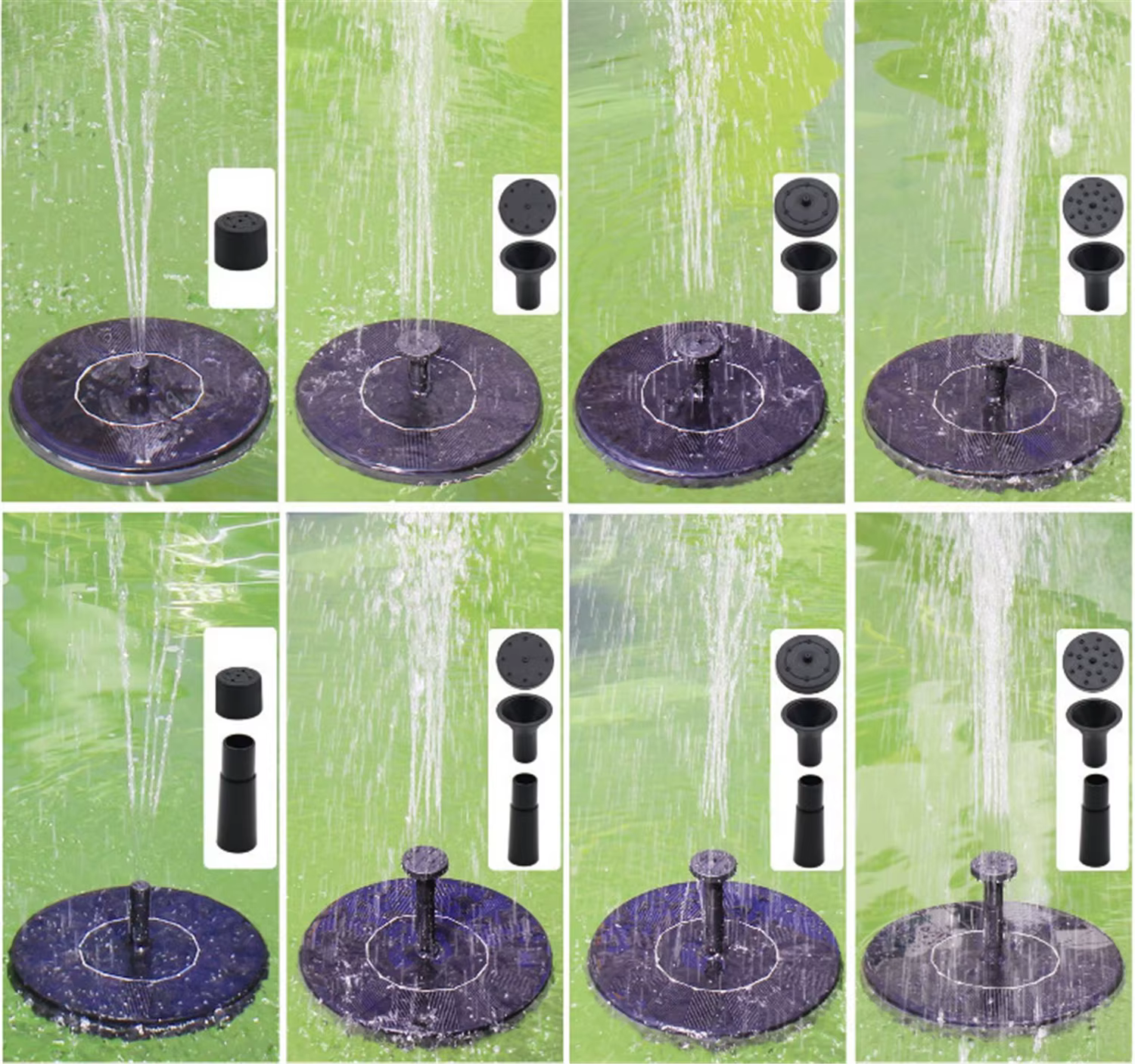 Fontaine solaire pour piscine
