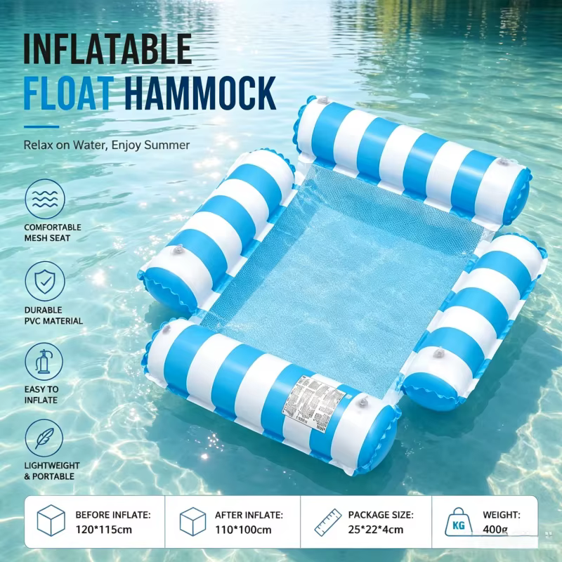 Hamac flottant gonflable d'été
