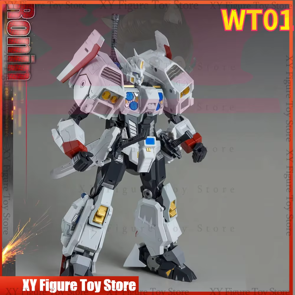 Nouvelle Transformation merveilleux Trans WT01 WT-01 RONIN Robot à dérive blanche chef-d 'œuvre figurine jouets