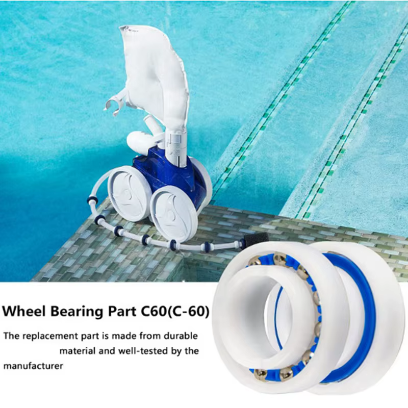 Paquet de 12 roulements à rouleaux de roue pour nettoyeur de piscine Polaris C60 C-60 180 280 pièces de nettoyeurs