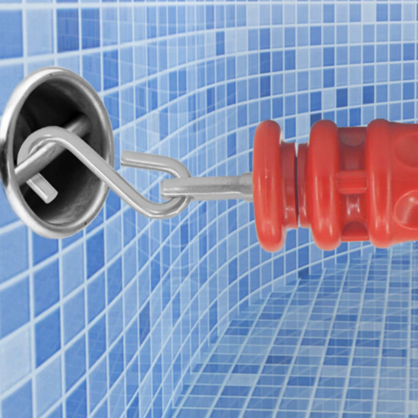 Tendeur de ligne de piscine cylindrique