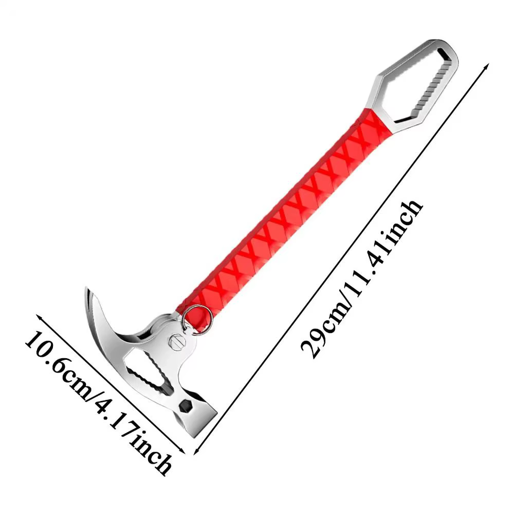 Marteau de forge en acier à haute teneur en carbone, épaissi, avec manche ergonomique, marteau de menuisier durable et absorbant les chocs