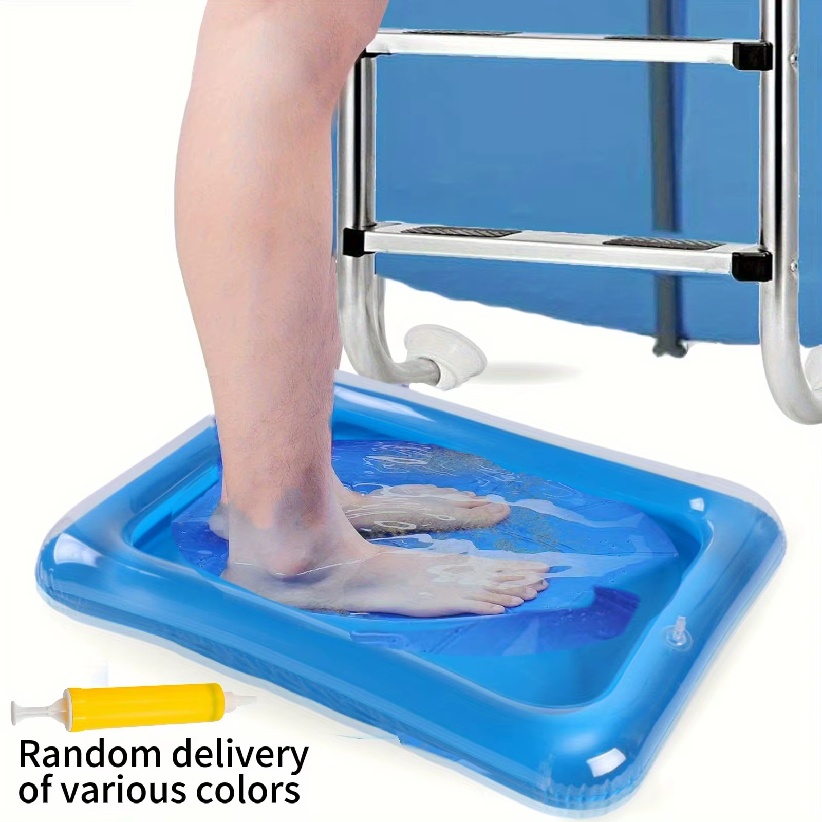 1 pièce Bassin de nettoyage de piscine portable et pliable