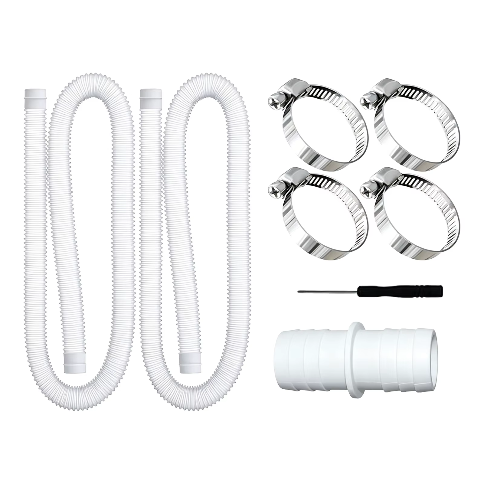 Tuyaux flexibles pour pompes filtrantes de 1,5 m, tuyaux de filtration pour piscines hors sol, tuyau de piscine en PE pour accessoires INTEX 300/330/530/1000
