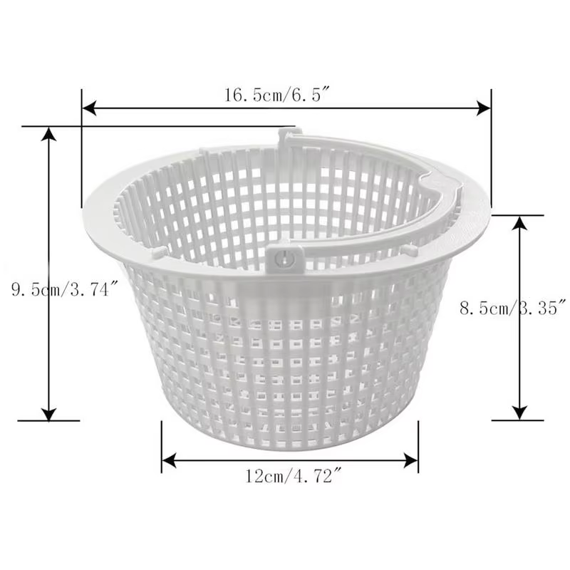 Panier d'écumoire de piscine de 16cm