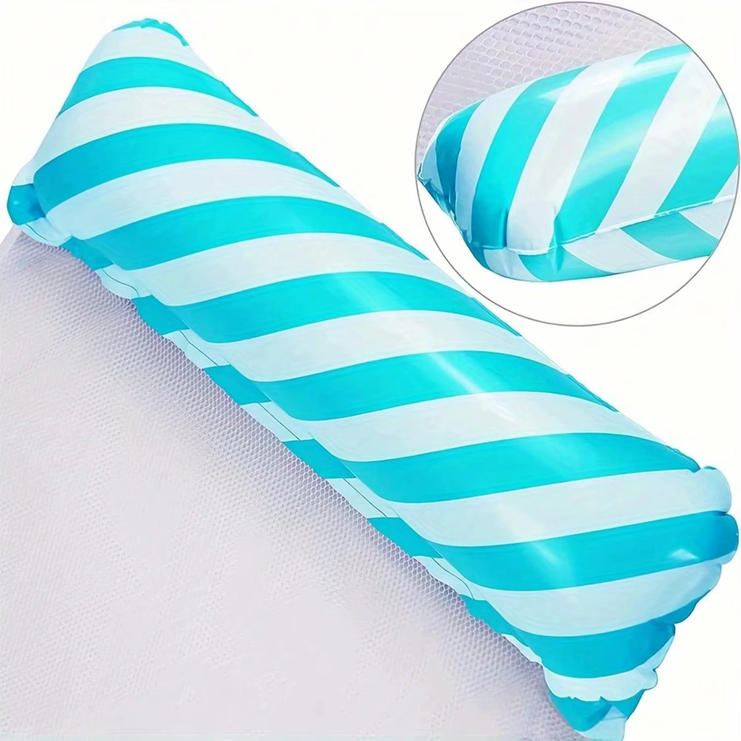 1 pièce Matelas flottant gonflable en PVC pliable pour piscine