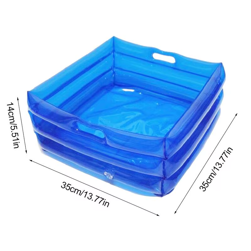 Bain de pieds de piscine pliable Portable