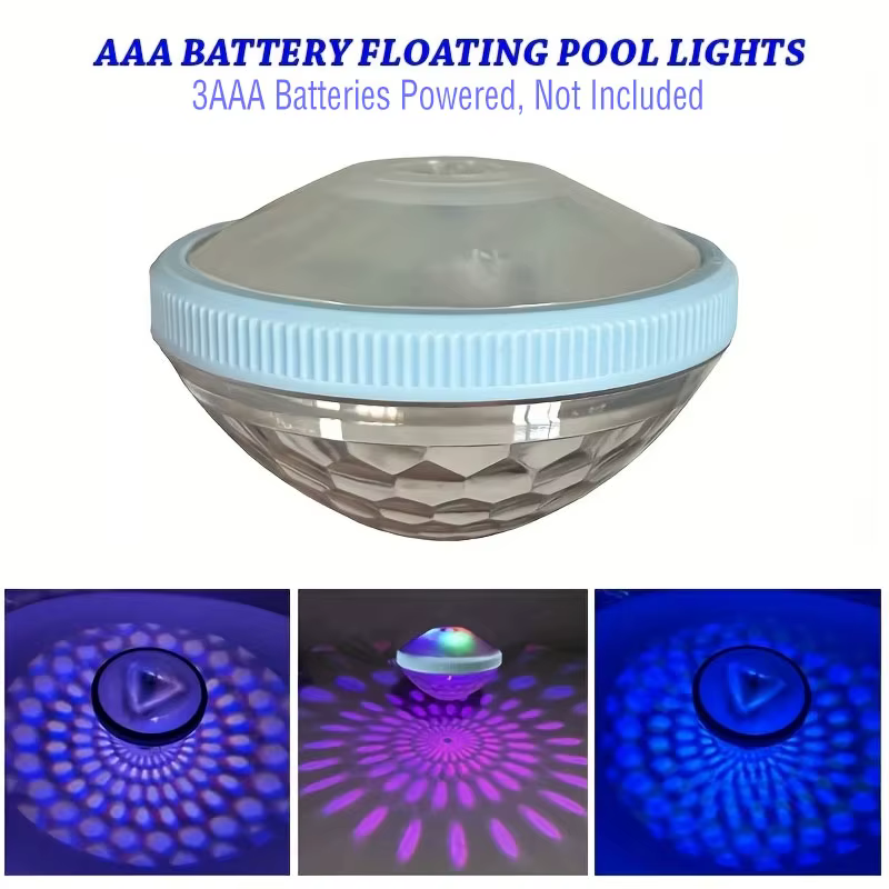 Lumières de piscine flottantes