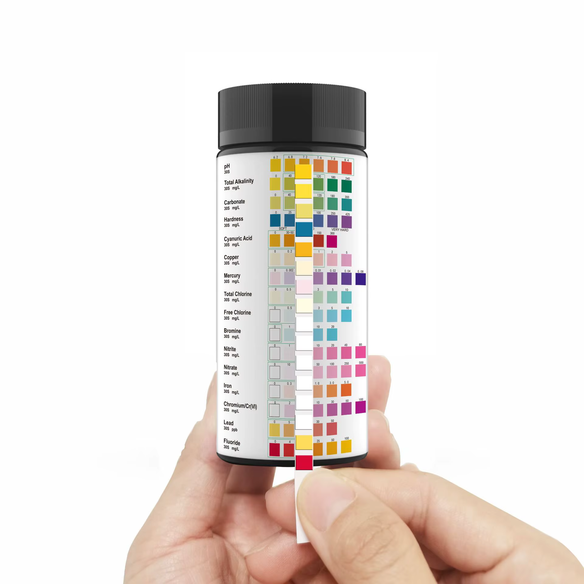 Bandelette de test de qualité de l'eau 16 en 1