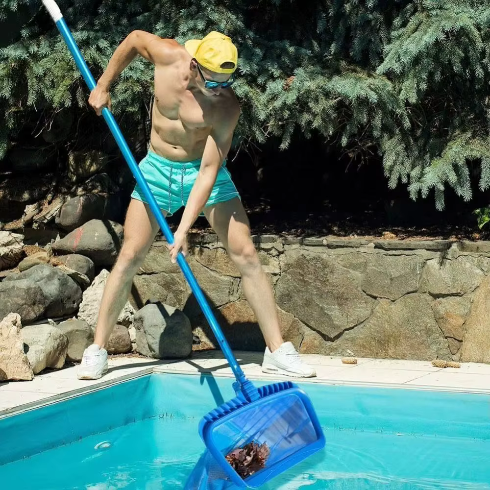 Filet d'écumoire de piscine de grande capacité