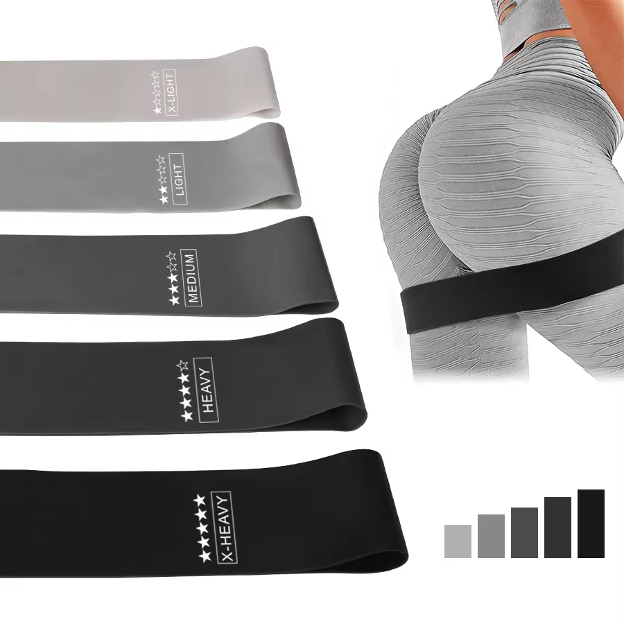 5 niveaux différents bandes de résistance exercice Fitness en caoutchouc Fitness Mini bandes Pilates Sport Extender entraînement Crossfit équipement