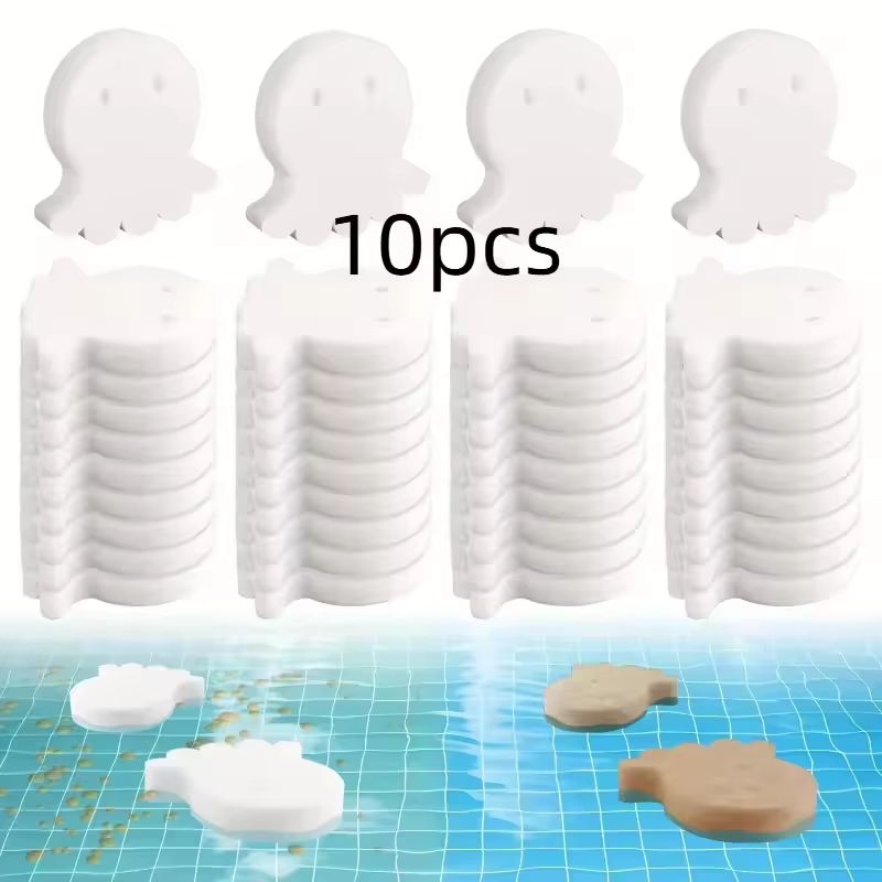 60 éponges filtrantes pour piscine en forme de pieuvre